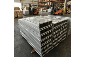 Custom Hot-Dip Galvanized Fire-Resistant Cable Tray,Customizable Size & Plate Thickness for Building Projects