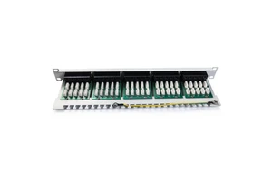 Cat3 UTP 25 Port RJ11 Telephone 1U 19 Inch Rack Mount Patch Panel