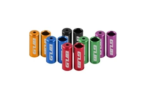 GUB 100Pcs/Bottle 4mm Shifter Alloy MTB Road Bike Brake Cable Cap Shifter Cable Bicycle Derailleur Shifter Cable End Tip Cap