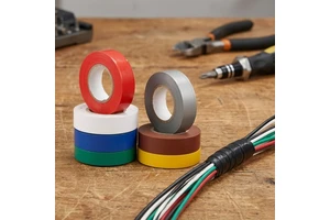SZS Solid PVC Electrical Insulating Tape Flexible 0.19mm X 19mm X 20m for Electric Wires Installation