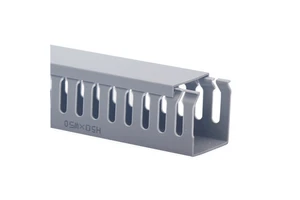 Chaer PVC Slotted Plastic Perforated Cable Trunking with Drilled Flame-retardant Wiring Conduit