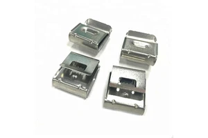 CE and ISO Certified Cable Clips Stainless Steel Solar Cable Clips for Two Wires