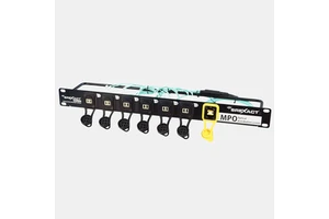 SREXACT SFPB-12M3-MPOM-6600 MPO to 6 DLC 1U Rack Fiber Optic Patch Panel OM3 Integrated Concert