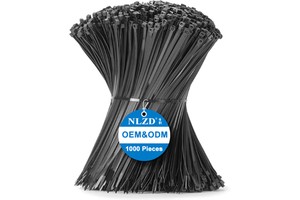 Nylon Cable Ties Self-Locking Heavy Duty Industrial Grade Custom Colors Sizes Factory Price NLZD Brand