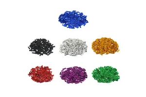 Aluminum Alloy Cycling Supplies MTB Bike Brake Cable Tips & Crimps Derailleur Shift Cable End Caps for Bicycles
