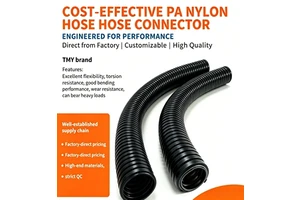 TMY Corrugated Flexible Nylon Split Electrical Wire Cable Conduit 100m Length Multi-color Industrial Use