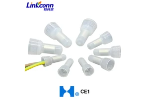 PA 66 Wire Cap Nylon Closed Terminal Crimping Cap Connector Terminal Block CE1 Closed-end Wire Connector Copper Conductor