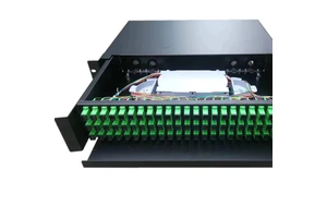 3u 19" 72 96 Cores/port Sc Odf Rack Mounted Fiber Optic Patch Panel Mpo/mtp ODF