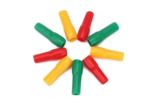 Soft Silicone Insulation Sleeving Rubber End Cap V1.25~V630 for Electric Terminal Cable Lugs PVC Vinyl Wire End Caps
