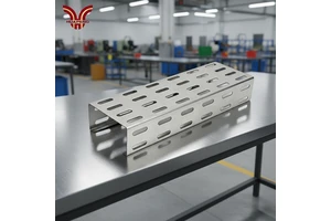 HUAPENG Commercial Complex Cable Trays Outdoor Waterproof 304 Stainless Steel Perforated Cable Tray