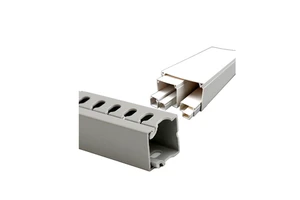 Business Type Insulation Material Plastic PVC Slotted Perforated Tray Ducts Cable Trunking