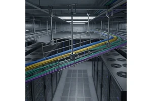 HUAPENG Carbon Steel Wire Mesh Cable Tray Galvanized with Excellent Heat Dissipation Properties Wire Mesh Cable Tray