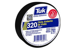 Black Insulation Tape 19mmx18mt 320 Pack 10 Pieces Tuk