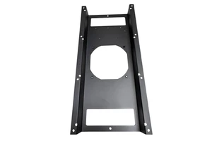 OEM Custom Precision Sheet Metal Fabrication Aluminum Powder Coated ISO9001 Certified Mounting Bracket With For Nuts