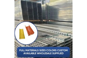 Economic Perforated Cable Tray Standard Factory Ordinary Office Building Budget Project Long Lasting Tray Customizable