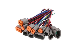 Customizable Wire Harness DT04-6S DT06-4P 4P Connector Amphenol Molding Connector AT04-6S AT04-6P Over Mold Cable Assembly
