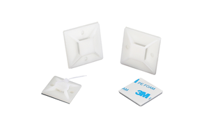 High Quality Adhesive Cable Tie Mounts for Wall Desk Cord Organization Sturdy Nylon Clip