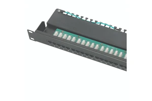 Cat3 UTP Unshielded Networking 50 Port 1U 19 Inch Rack Mount 110 IDC RJ45 Voice Telephone Patch Panel