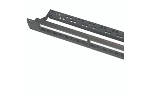 24 Port Blank Empty Network Patch Panel 1U RJ45 Cat5E/Cat6 Rack Mount Wall Mount