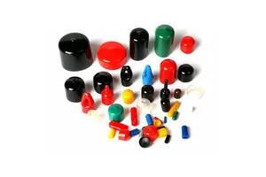 Color PVC Soft Thread Dustproof Thread protection Insulated End Cap Rubber Bolt Protectors Vinyl Soft PVC Round End Cap