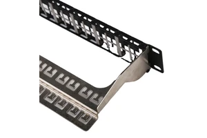 48port Shielded Blank Patch Panel 19inch Unloaded Empty Patch Panel Wallmount Rackmount Patch Panel