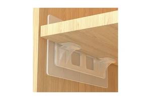Household cabinet partition bracket, adhesive layer board fixed bracket, partition bracket