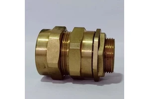Heavy Duty Brass Cable Gland Waterproof Explosion Proof Electrical Conduit Fittings Durable Industrial Wiring OEM Supplier