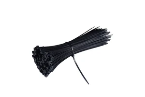 CNAOM Nylon Cable Tie PA6 PA66 100mm 120mm 150mm 200mm 250mm Self-locking Reusable Plastic Nylon Cable Ties Zip Tie