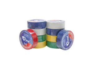 High Voltage PVC Electrical Insulating Tape Waterproof Multiple Color Black Flame Retardant Wire Wrapping Insulation Tape Roll