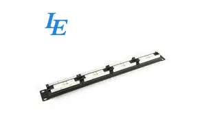 LE 24 Port Cat6 Patch Panel with RJ45 Keystone Jack Networking Accessories
