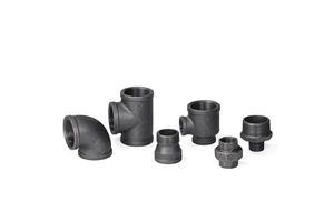 Pipe Fittings Steel Female and Male Thread Cast Iron Uk Plumbing Black Flange Water Pipe Fittings