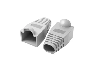 Jumper Cable Boot OEM RJ45 Cat5e Cat6 Ethernet Network LAN Cable Cover Boot Patch Cable Connector Boot Flat Cap Modular Plug End