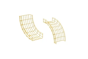 Factory Customized Powder Coated Wire Mesh Cable Tray Metal Grid Cable Tray
