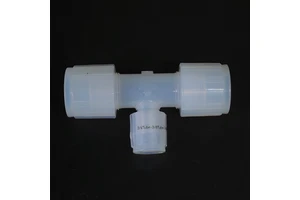 Chemical Resistant PFA Pipe Fittings with Injection Molding and Cutting Services for Industrial Corrosive Fluid Transfer Systems