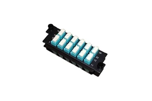 SpeedyFiberTX Wall-Mount Fiber Optic Cable LC/SC/FC/ST Connectors OFNR/LSZH Jacket Aqua 2-Conductor Space-Conscious ITU