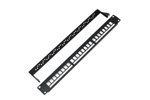 ZHEFAN Factory OEM 24 48 Port Patch Panel 19inch Metal Matte UTP FTP Rj45 Cat6 Cat5e Blank Patch Panel