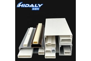 High Quality Outdoor PVC Cable Trunking 50x35 mm in 1.1mm Thickness Plastic Network Cable Raceway Wiring Duct