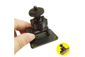 Wholesale Factory Price Car Camera Accessories 360 Rotating square Adhesive Base 14 Screw Dash Camera Mount Bracket