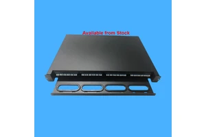 ZIFONIC High Density 1U MPO Fiber Patch Panel with 4 Ports up to 96 Fibers for Telecom and Fiber Networks