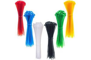 Custom JG-5*300MM Steel Zip Ties Durable 250mm Nylon Cable Ties with Self-Locking Feature Colorful Plastic for Easy Organization