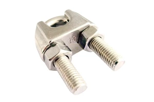 DIN741 19mm Stainless Steel Cable Clamp High Polished Wire Rope Clips