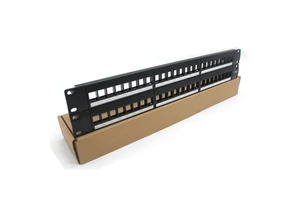 Patch Panel 24 Ports Blank RJ45 Patch Panel Without Keytone Jack