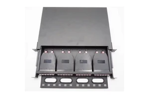 Factory Supply 1U 19' Rack Mount MTP MPO Patch Panel 144 Fiber 96 Fiber 48Core High Density MPO Patch Panel