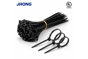 Heavy Duty High Tensile Strength Nylon Cable Ties 120LBS 175LBS Large Size Plastic Zip Ties For Extra Security