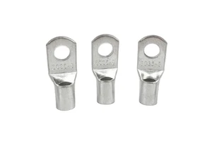 Marine Battery Cable Ends Wire Conector Lugs Electrical Automotive Car Crimp on Copper Terminals Connector 10mm2 2 4 8 AWG Gauge