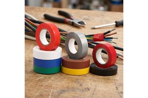 SZS Solid PVC Electrical Insulating Tape Flexible 0.18mm X 19mm X20m for Electric Wires Installation