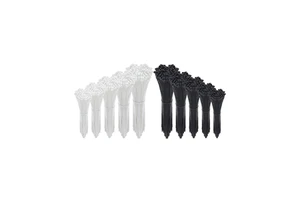 Customizable Industrial Grade Nylon Cable Zip Ties Black White Plastic Fastening Ties For Heavy Duty Industrial Applications