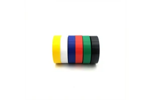 0.15mm*19mm*10y Electrical Black Insulating Waterproof High Voltage Rubber Adhesive Single Sided PVC Insulating Tape