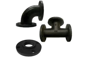 Water Sewer Underground Pipeline Installation Ductile Cast Iron Flange Pipe Fittings