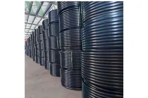Qianxin HDPE PE Flexible High Pressure Electrical Conduit Pipe 40mm-63mm Black Hose Cover 200m ISO Standard for Wire Cable